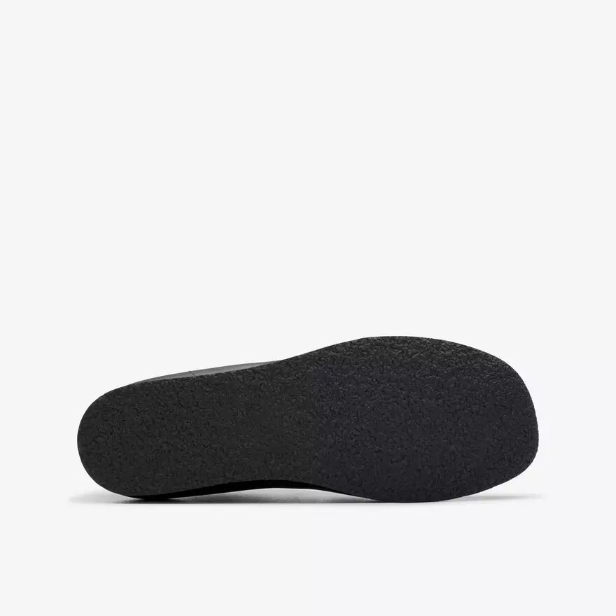 Wallabee-kängor för barn, äldre modell, svart läder Wallabee-kängor för barn, äldre modell, svart läder