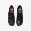 Wallabee-kängor för barn, äldre modell, svart läder Wallabee-kängor för barn, äldre modell, svart läder