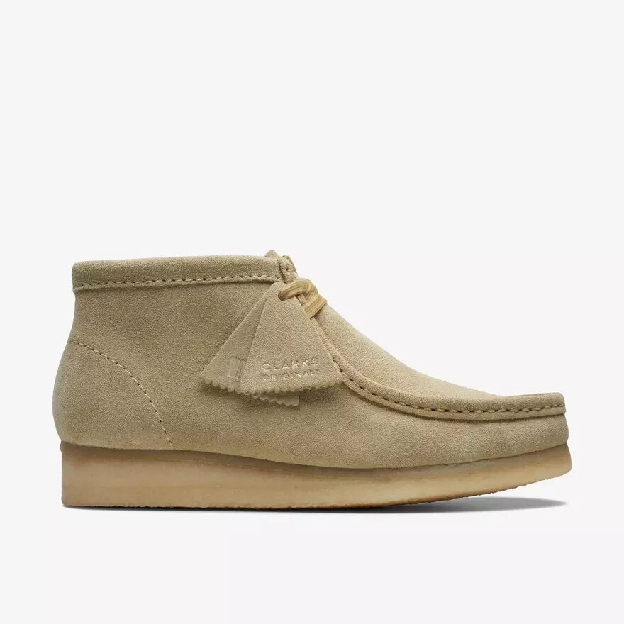 Wallabee™-kängor för damer i lönnfärgat mocka Wallabee™-kängor för damer i lönnfärgat mocka