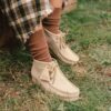 Wallabee™-kängor för damer i lönnfärgat mocka Wallabee™-kängor för damer i lönnfärgat mocka