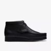 Wallabee™-kängor för herr i svart läder