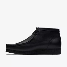 Wallabee™-kängor för herr i svart läder