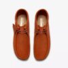 Wallabee-kängor för herrar i orange mocka Wallabee-kängor för herrar i orange mocka