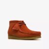 Wallabee-kängor för herrar i orange mocka Wallabee-kängor för herrar i orange mocka