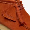 Wallabee-kängor för herrar i orange mocka Wallabee-kängor för herrar i orange mocka