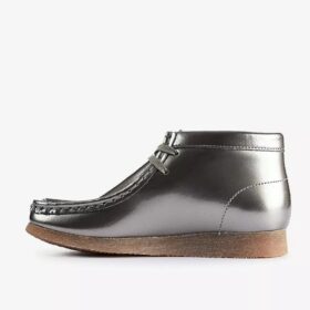 Wallabee-kängor för pojkar, äldre barn, silverlackade Wallabees