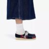 Wallabee Navy Stripe Wallabees för dam Wallabee Navy Stripe Wallabees för dam