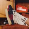 Wallabee Navy Stripe Wallabees för dam Wallabee Navy Stripe Wallabees för dam