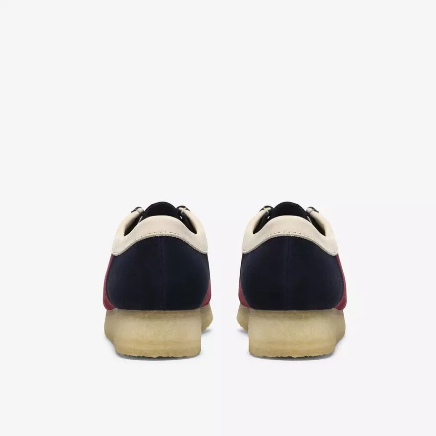 Wallabee Navy Stripe Wallabees för dam Wallabee Navy Stripe Wallabees för dam