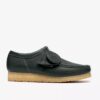 Wallabee Rb för herr i mörkgrönt läder Wallabees Wallabee Rb för herr i mörkgrönt läder Wallabees