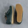 Wallabee Rb för herr i mörkgrönt läder Wallabees Wallabee Rb för herr i mörkgrönt läder Wallabees
