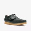 Wallabee Rb för herr i mörkgrönt läder Wallabees Wallabee Rb för herr i mörkgrönt läder Wallabees