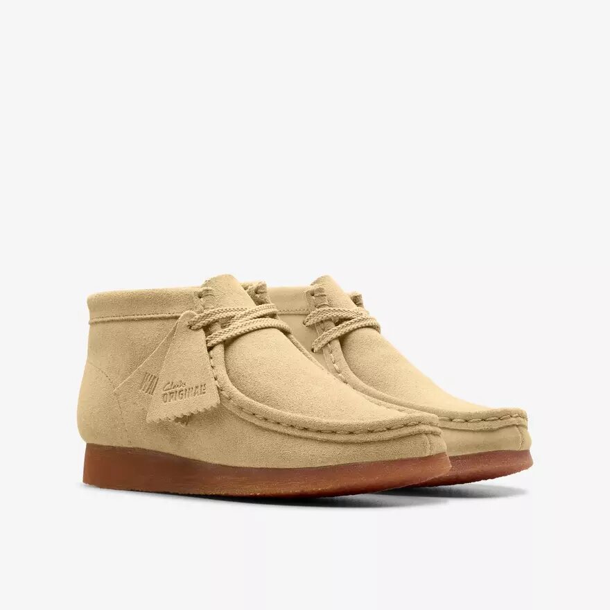 Wallabee™-skor för barn i äldre lönnfärgat mocka Wallabee™-skor för barn i äldre lönnfärgat mocka