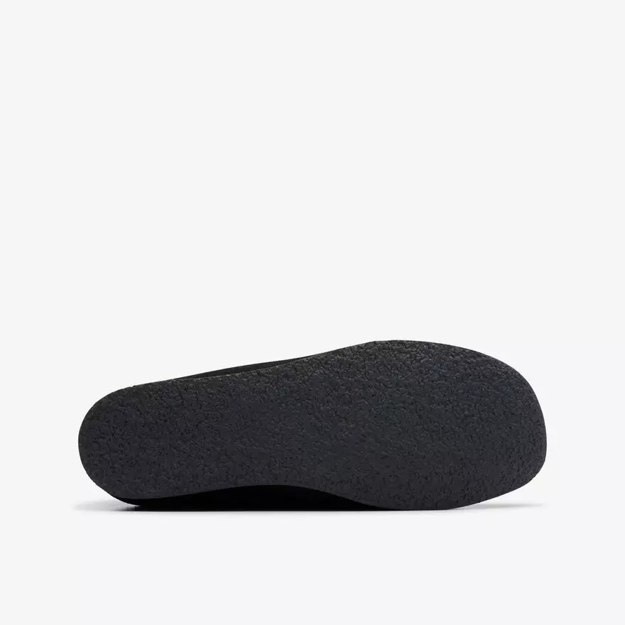 Wallabee-skor för äldre barn i svart mocka Wallabee-skor för äldre barn i svart mocka