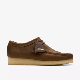 Wallabee™-skor i bivaxbehandlat läder för herr