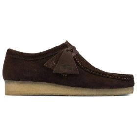 Wallabee™-skor i mörkbrunt mocka för herr