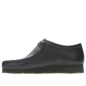 Wallabee™-skor i svart läder för herr
