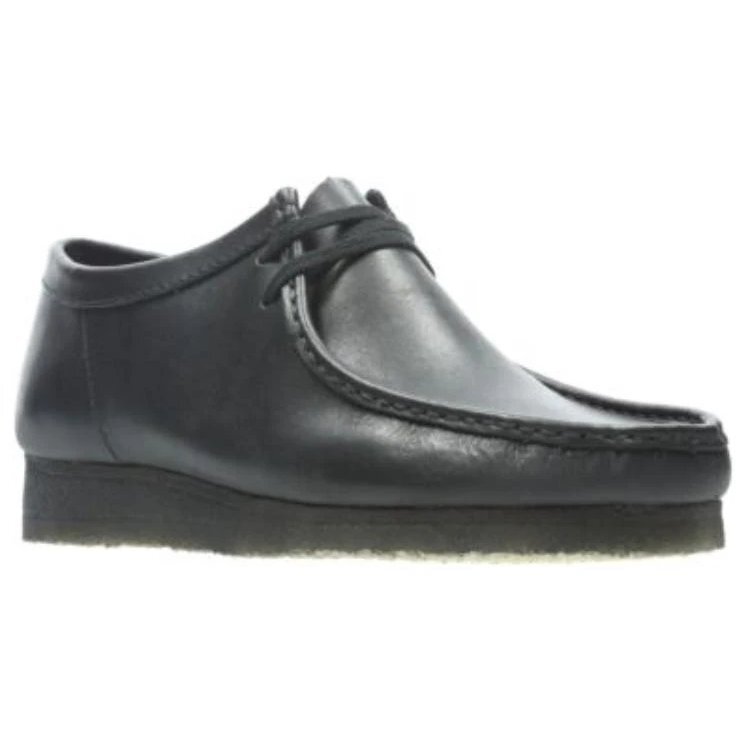 Wallabee™-skor i svart läder för herr Wallabee™-skor i svart läder för herr