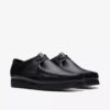 Wallabee™-skor i svart läder för herr Wallabee™-skor i svart läder för herr