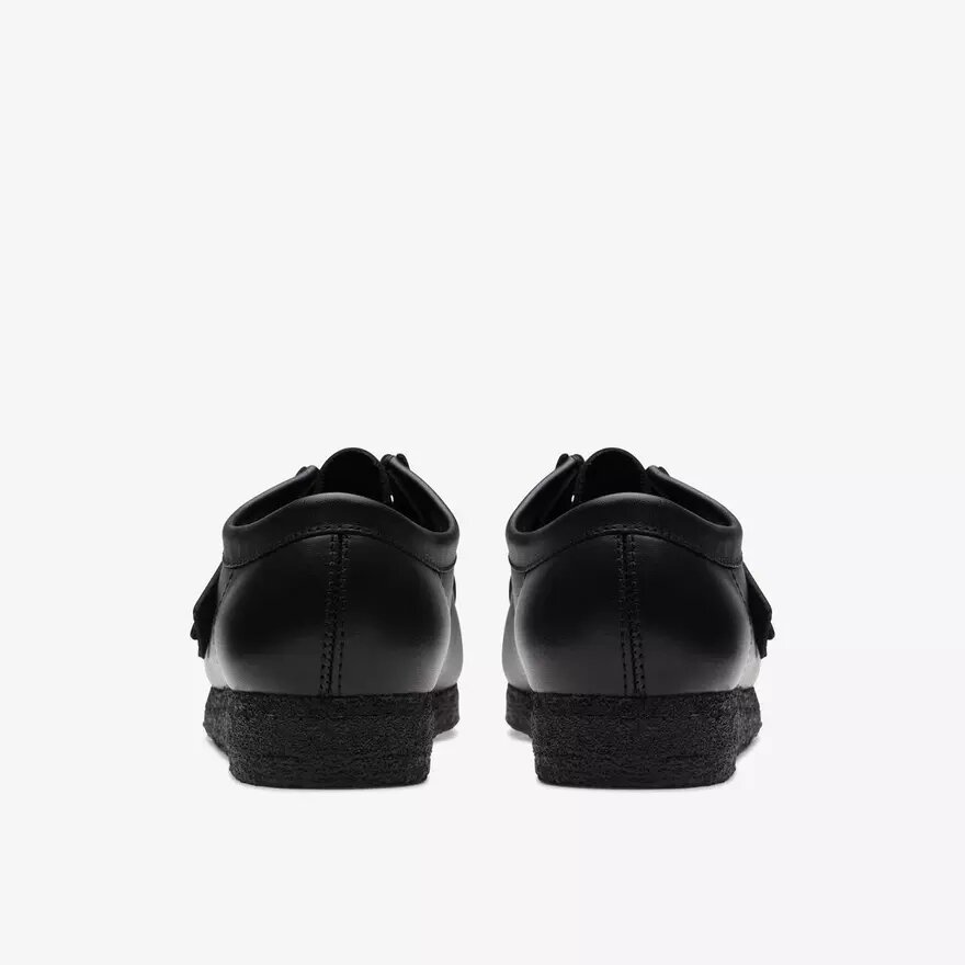 Wallabee™-skor i svart läder för herr Wallabee™-skor i svart läder för herr