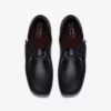 Wallabee™-skor i svart läder för herr Wallabee™-skor i svart läder för herr