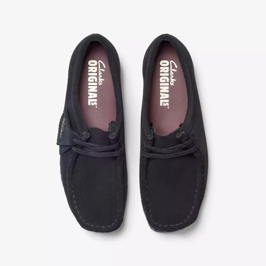 Wallabee™-skor i svart mocka för dam Wallabee™-skor i svart mocka för dam
