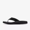 Wesley Surf flip-flops i svart läder för herr