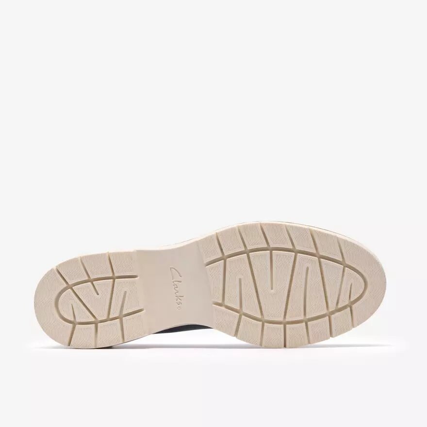 Westlynn Bella-Loafers i denimblått läder för damer Westlynn Bella-Loafers i denimblått läder för damer
