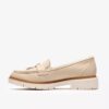 Westlynn Bella-Loafers i krämfärgat läder för dam Westlynn Bella-Loafers i krämfärgat läder för dam