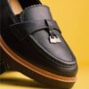 Westlynn Bella-Loafers i svart läder för damer Westlynn Bella-Loafers i svart läder för damer