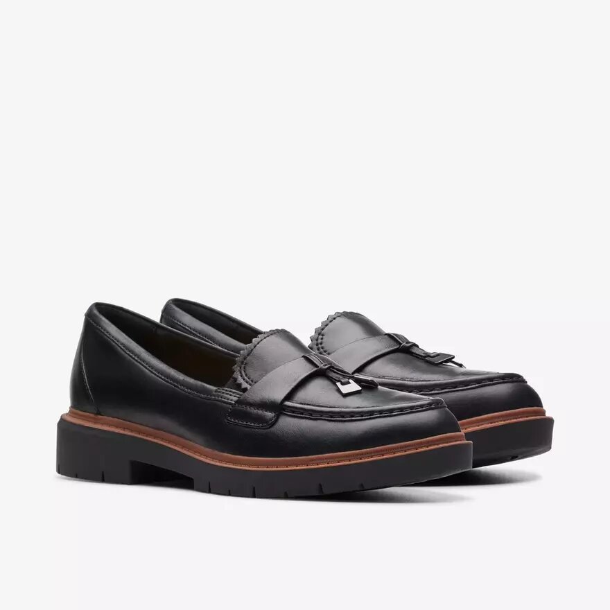 Westlynn Bella-Loafers i svart läder för damer Westlynn Bella-Loafers i svart läder för damer