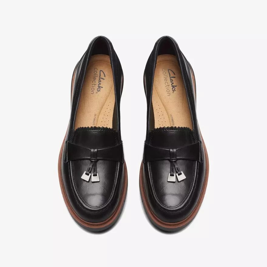 Westlynn Bella-Loafers i svart läder för damer Westlynn Bella-Loafers i svart läder för damer