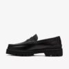 Yukoner Penny – svarta läders Loafers för herr Yukoner Penny – svarta läders Loafers för herr