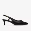 Zarey Bow – svarta läderpumps för damer Zarey Bow – svarta läderpumps för damer