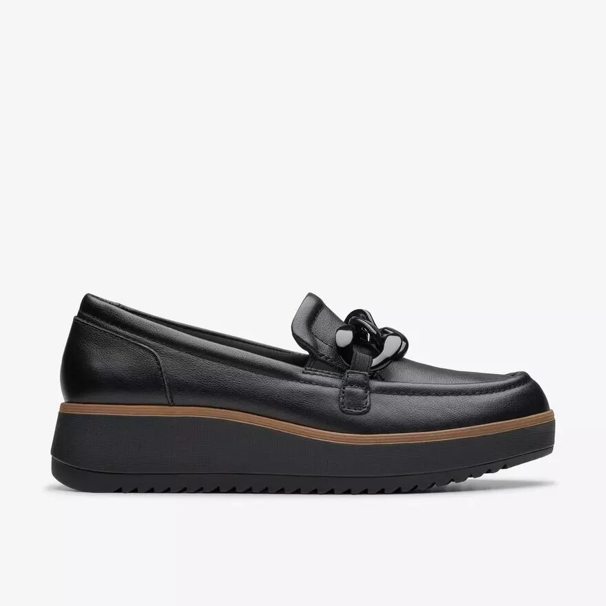 Zylah May-Loafers i svart läder för damer, USA Zylah May-Loafers i svart läder för damer, USA