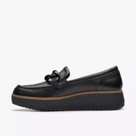 Zylah May-Loafers i svart läder för damer, USA