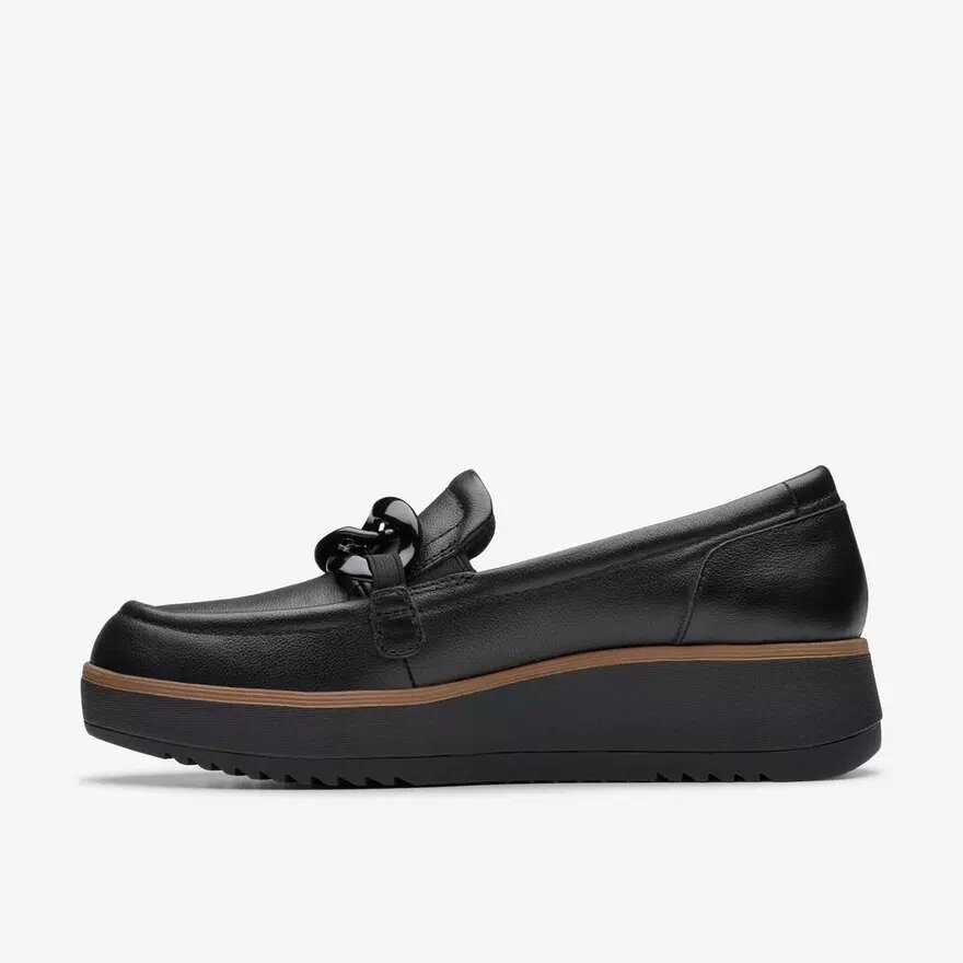 Zylah May-Loafers i svart läder för damer, USA Zylah May-Loafers i svart läder för damer, USA