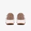 Zylah May taupe-färgade läders Loafers för damer, USA
